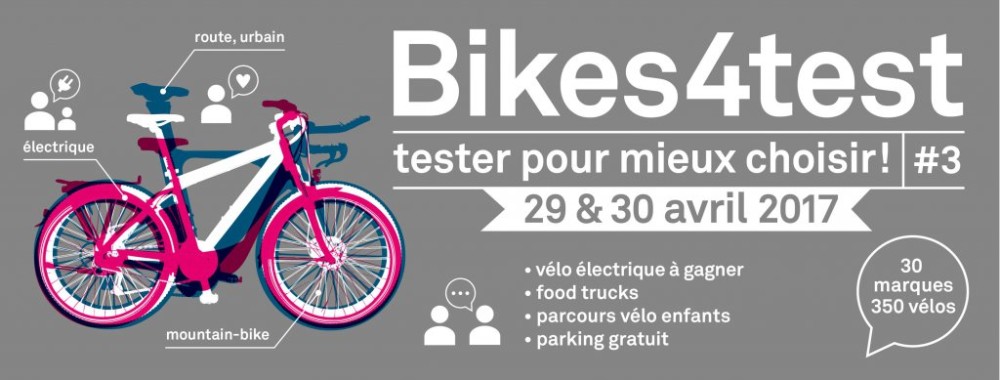 Bikes4Test - Le plus grand test jamais organis&eacute; !