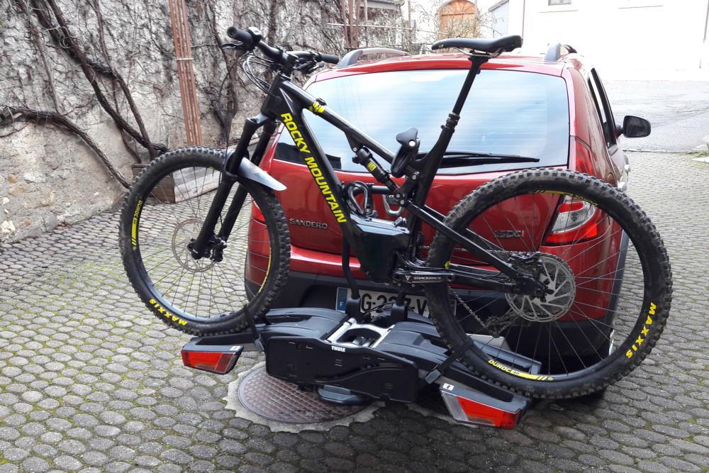 easycycle teste pour vous : Porte v&eacute;los Thule Easyfold XT 993